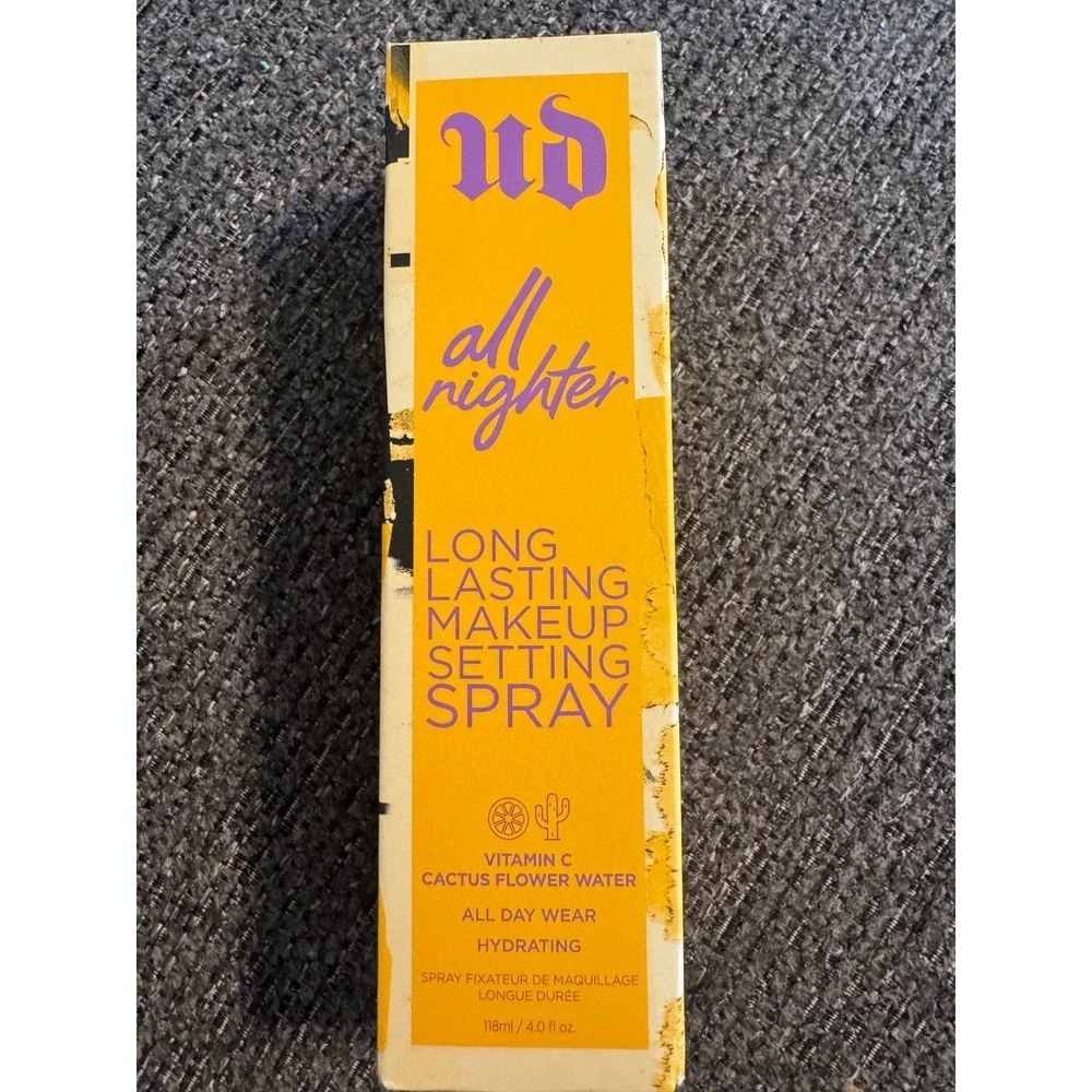 Urban Decay All Nighter Vitamin C Setting Spray Hydrating 4oz Long Lasting NIB